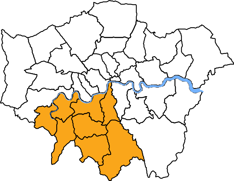 south west london areas list